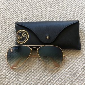 Women’s blue lens Ray-Ban sunglasses